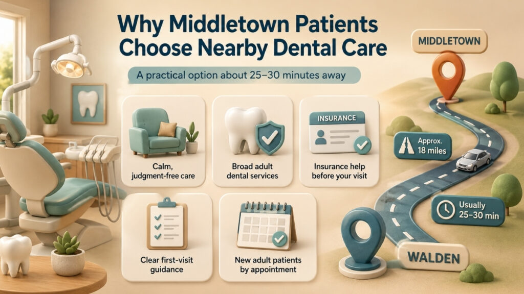 Dentist Near Middletown, NY for better dental health.